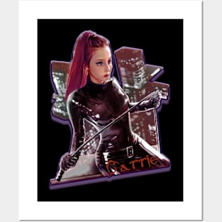 cat woman carrie Posters and Art